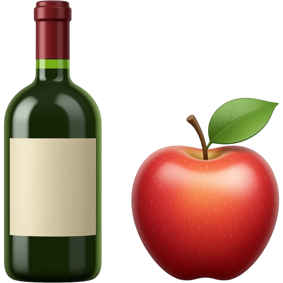 Wine Apple emoji
