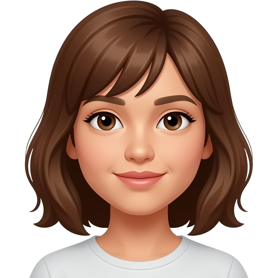 25 year old filipino girl brown hair  closed lips emoji