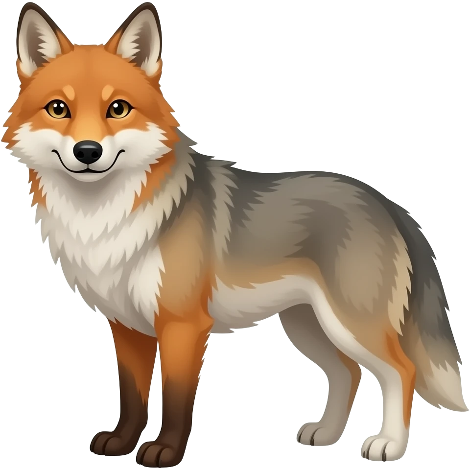 🦊 x 🐺 emoji