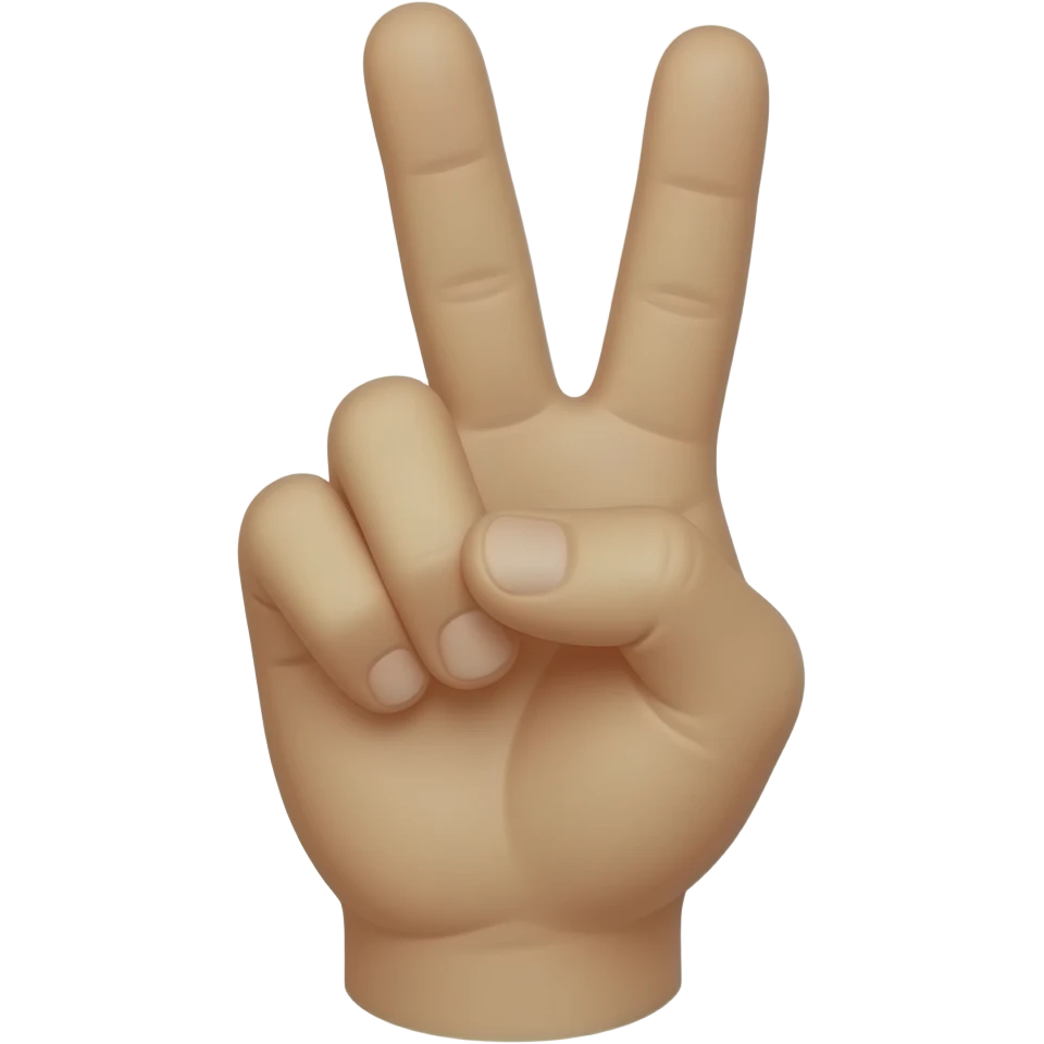 victory hand emoji