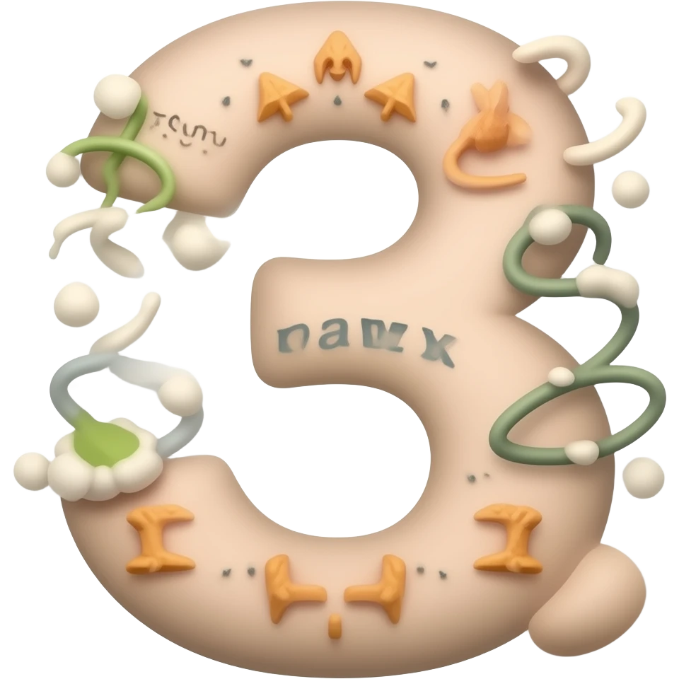 three number emoji