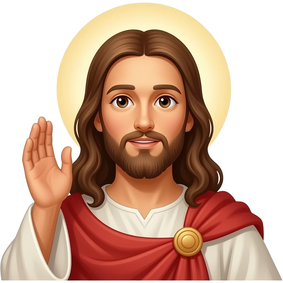 jesus llamando a arrepentirse emoji