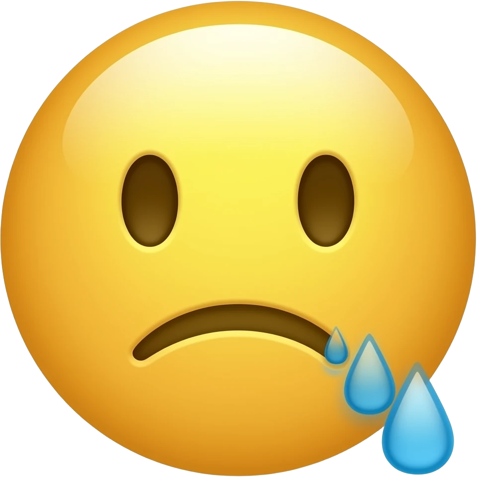 😔 emoji
