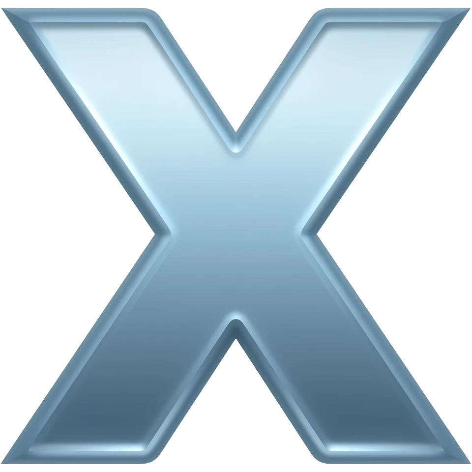 X emoji