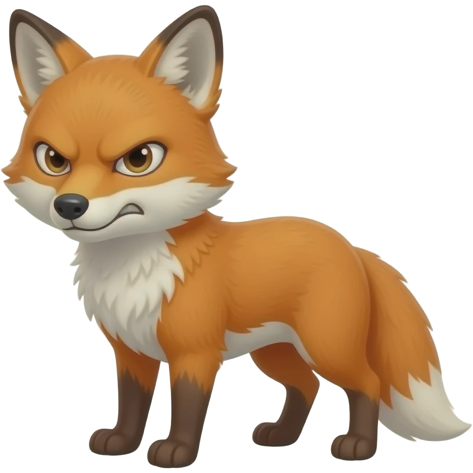 Angry fox emoji