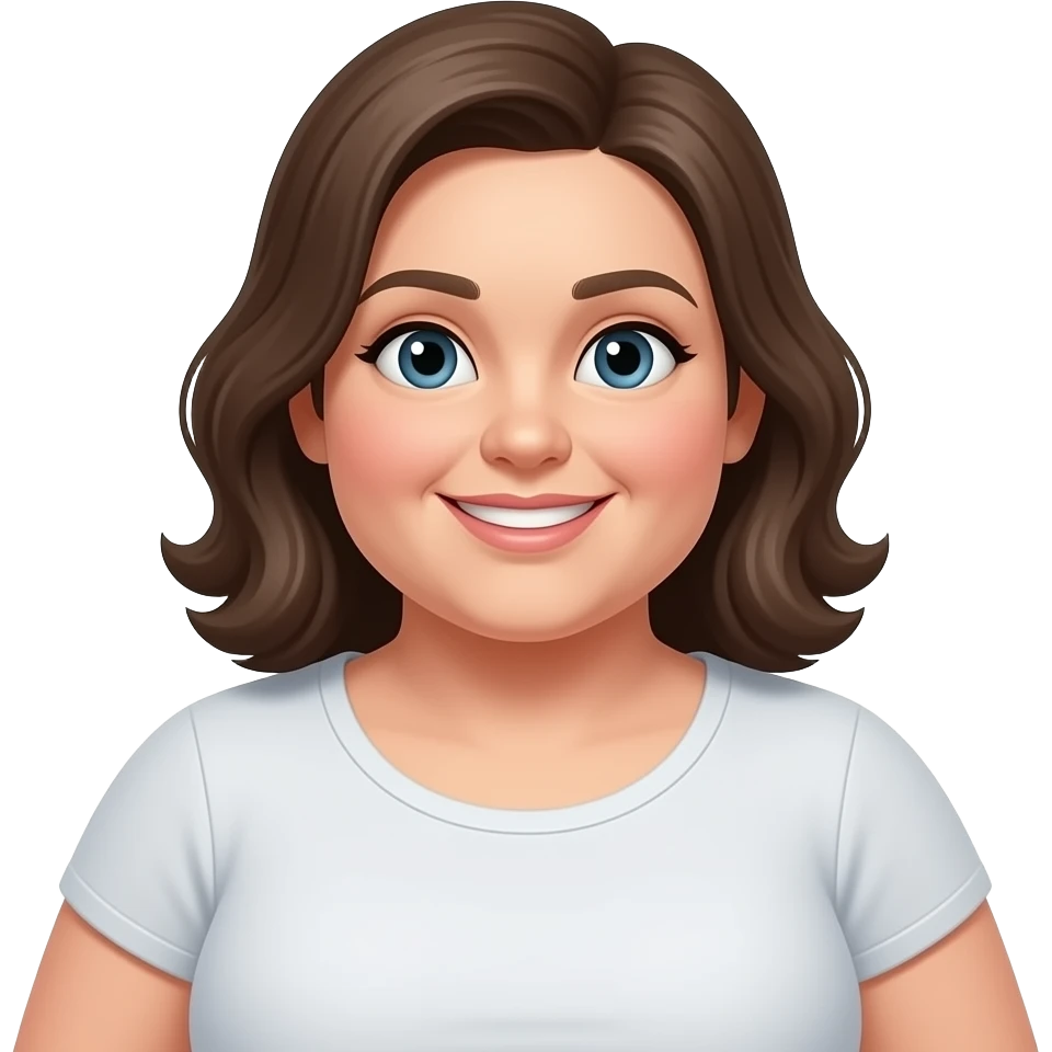 woman very fat emoji