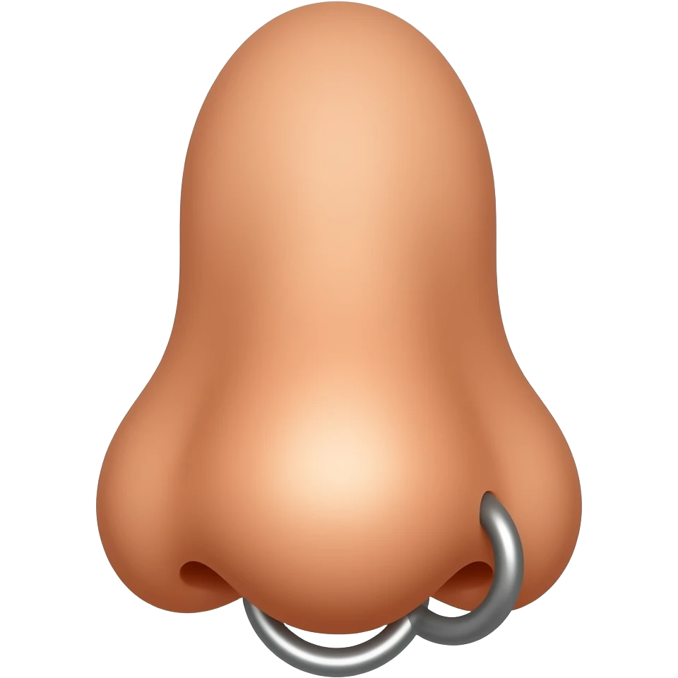 nose with ring emoji