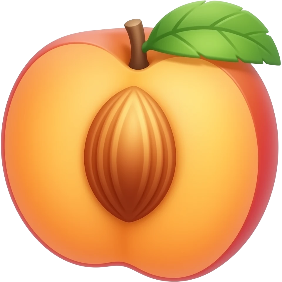 Peach emoji