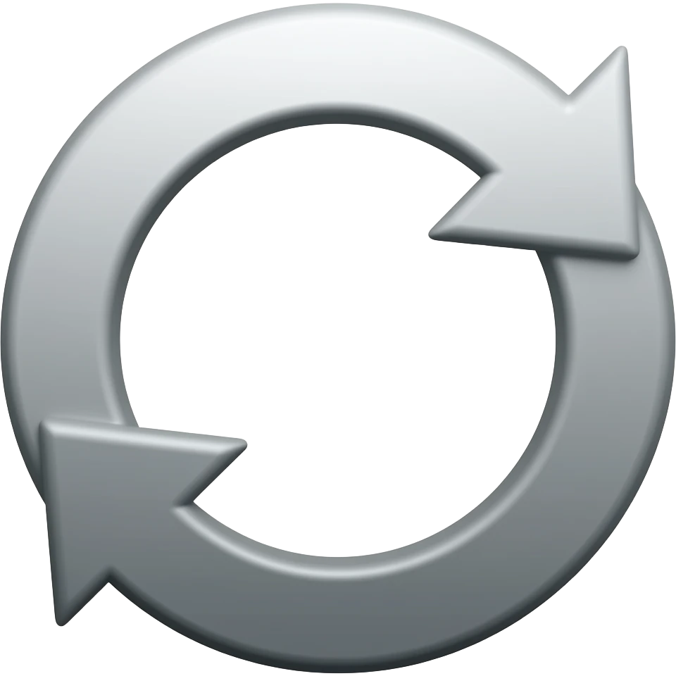 flecha circular emoji