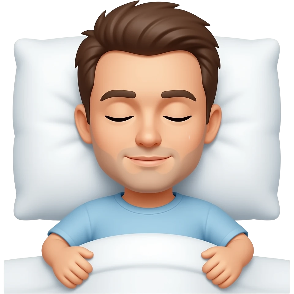 Man sleeping emoji