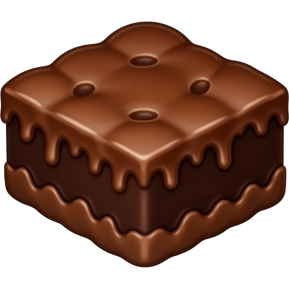 brownie emoji