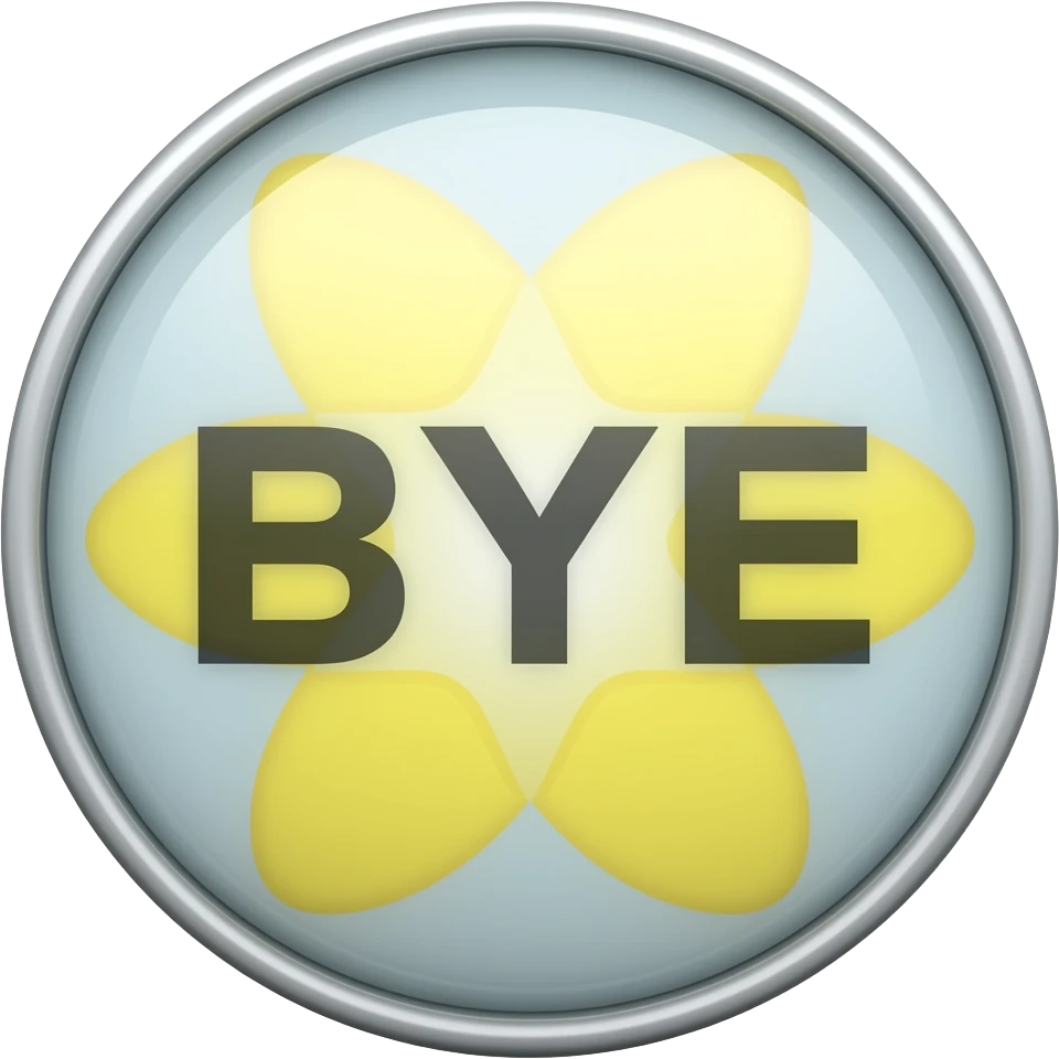 BYE emoji