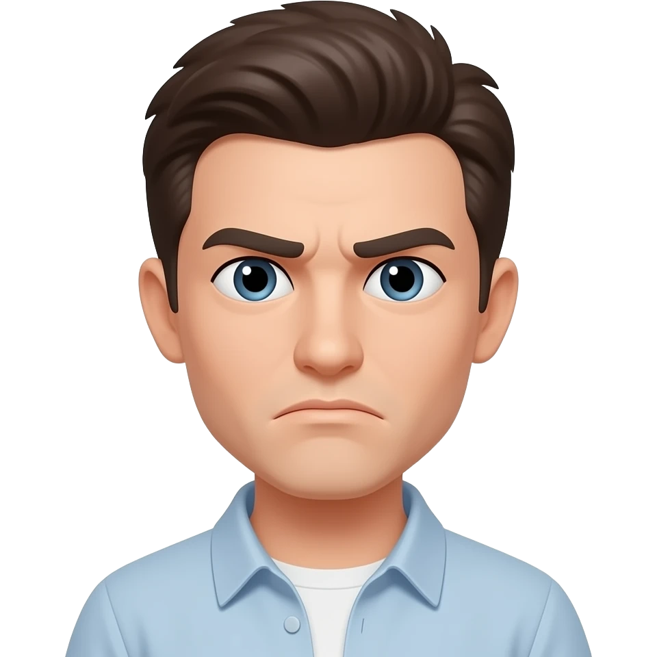 Unimpressed emoji