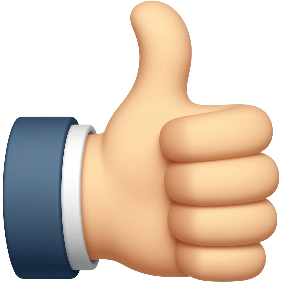 thumb up with ai emoji