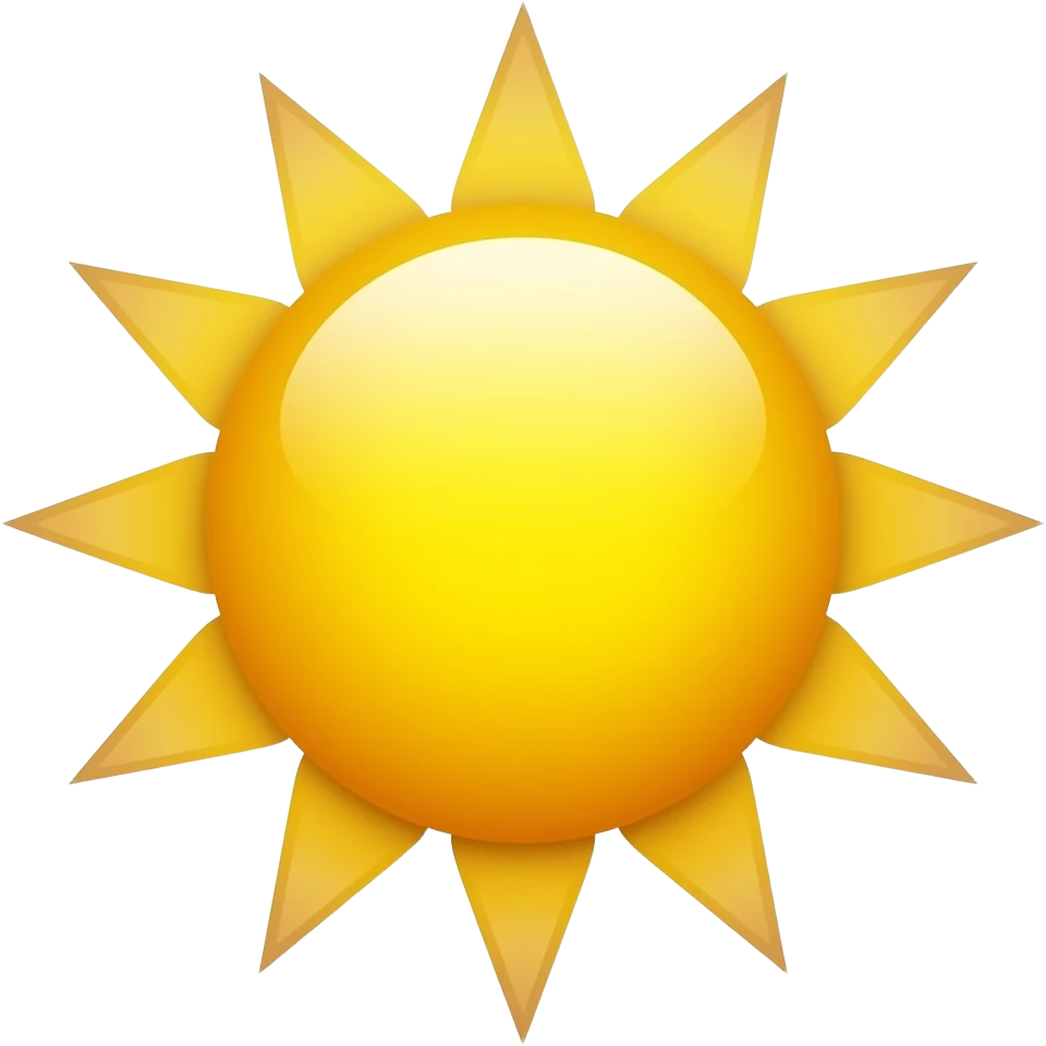 Sun emoji