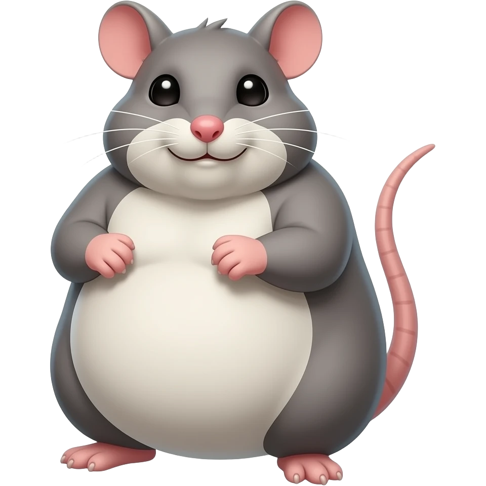 rata super obesa emoji
