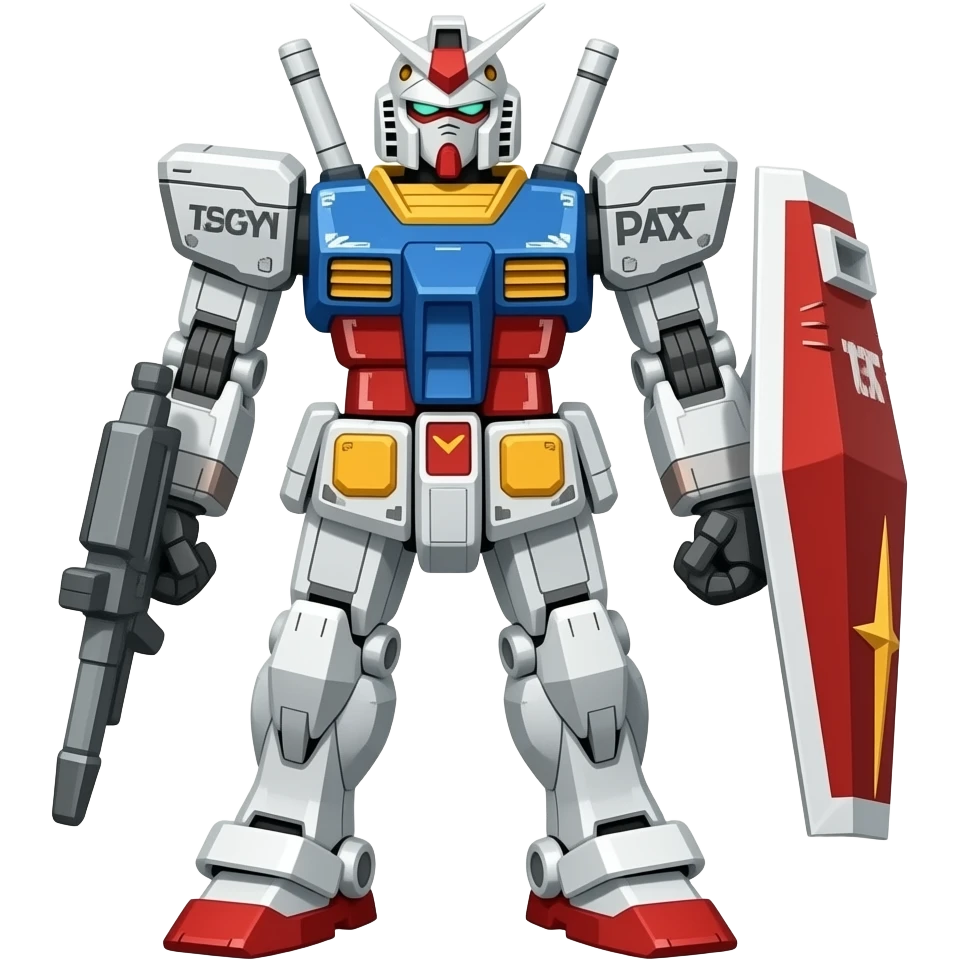 Gundam crossover iron man emoji