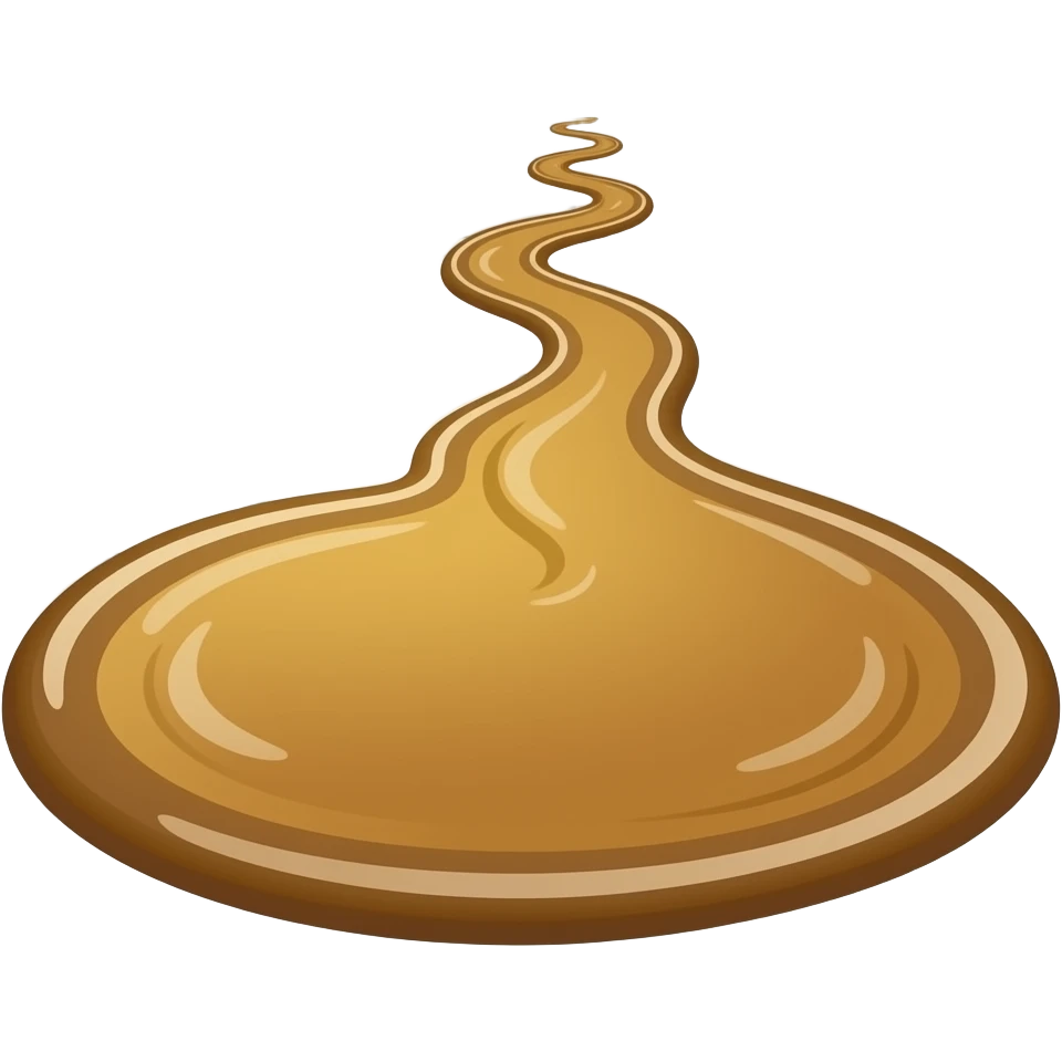 Mega long pee trail emoji
