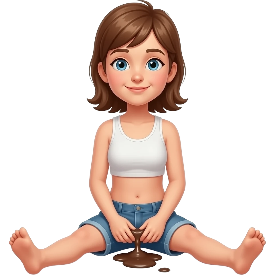 girl sit on boy face with no pants and shit emoji