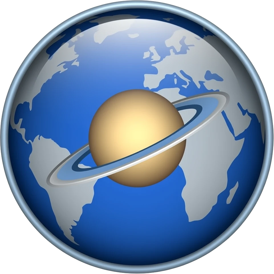 Flag with orbit on it emoji