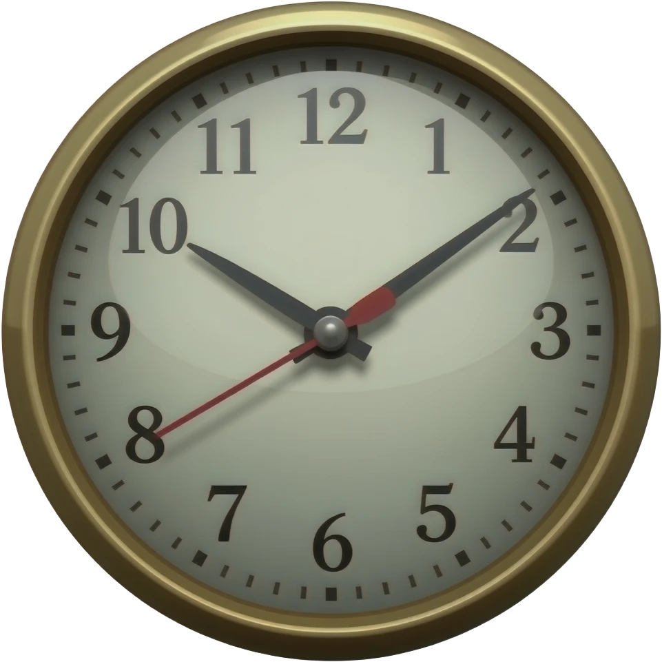 a haunted clock emoji