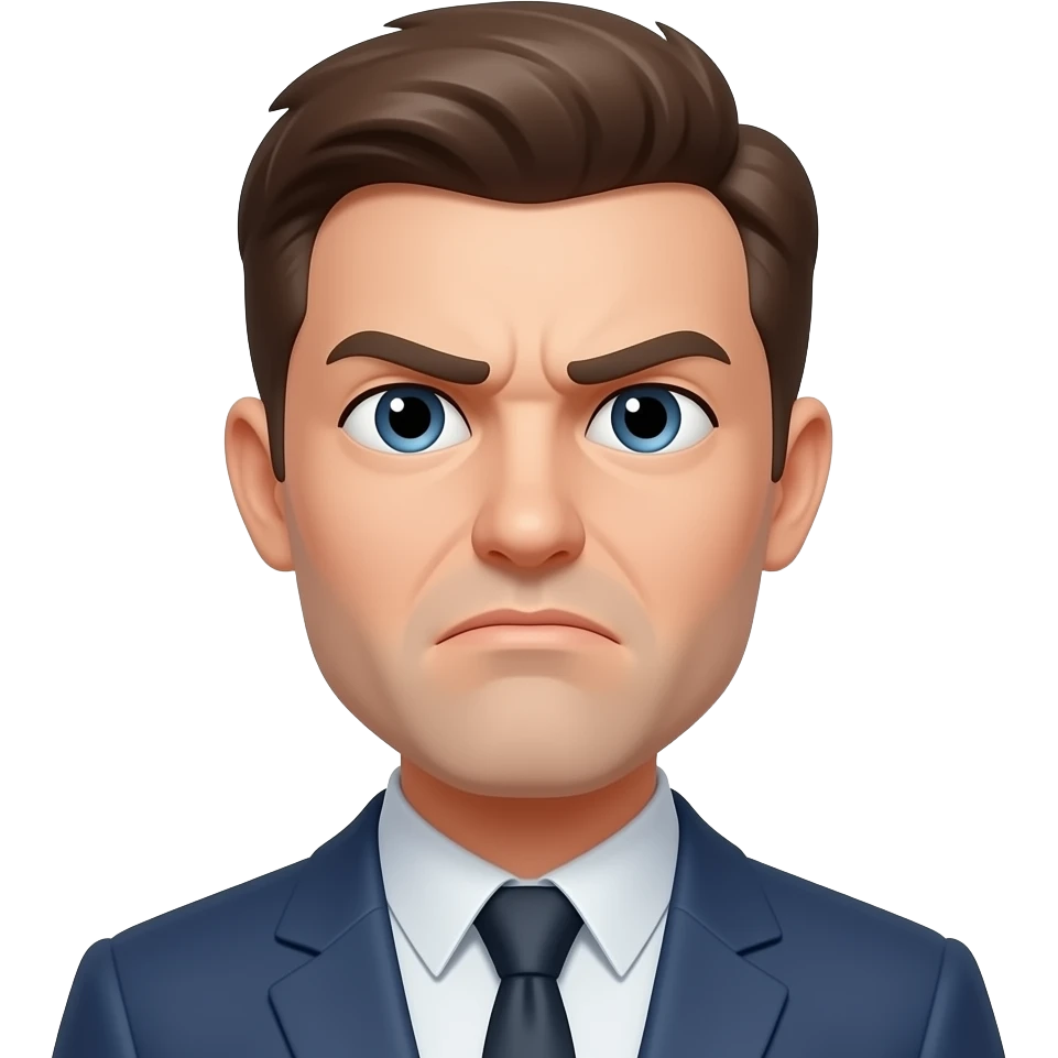 GRUMPY emoji