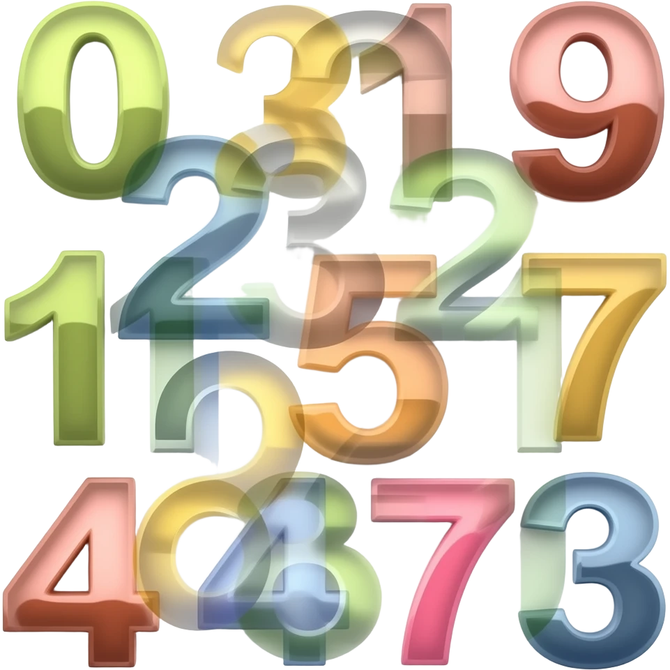 numbers emoji