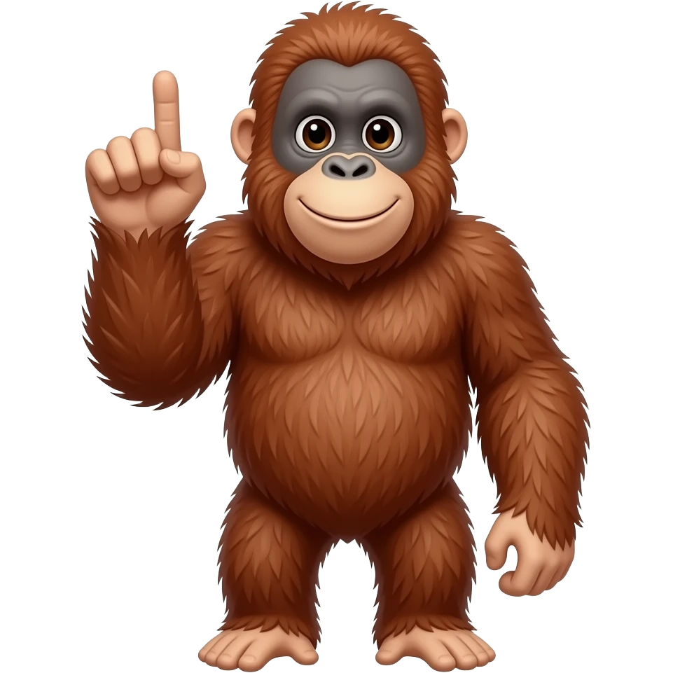 🖕🏻🦧🖕🏻🤭🖕🏻가운데손가락 화내지않고웃으며 수줍게 emoji