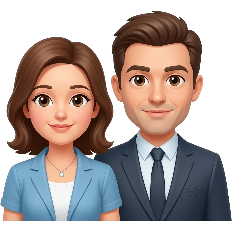 pareja con deudas emoji