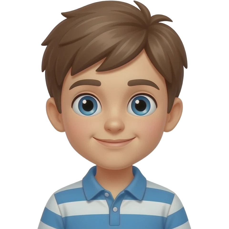 Thinking boy emoji