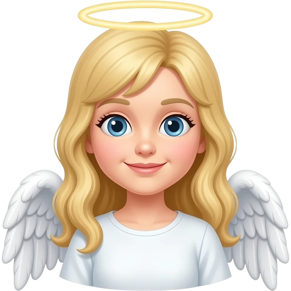 Loving angel emoji