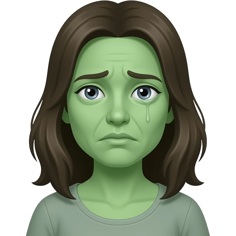 woman green sick emoji