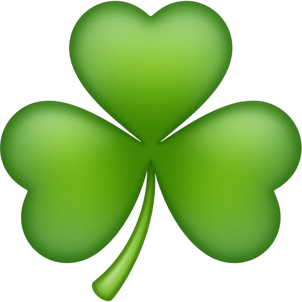 make a 5 leaf clover emoji