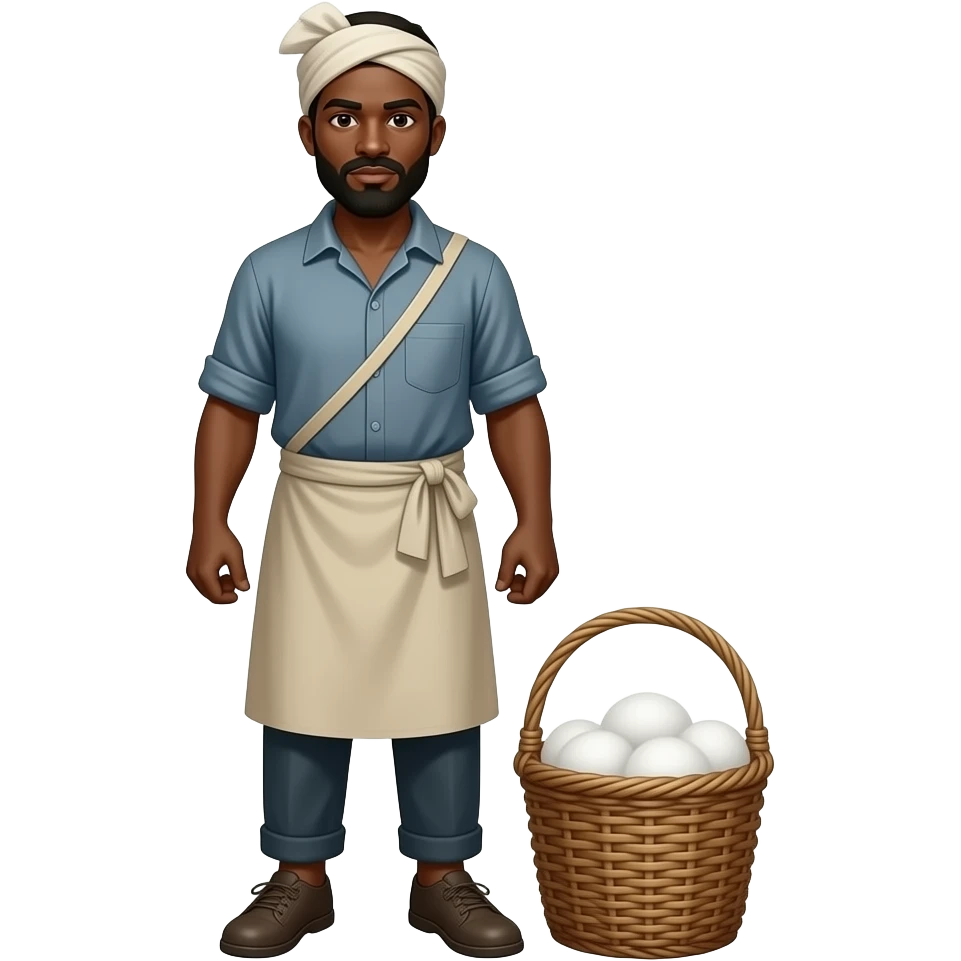Cotton picker slave emoji