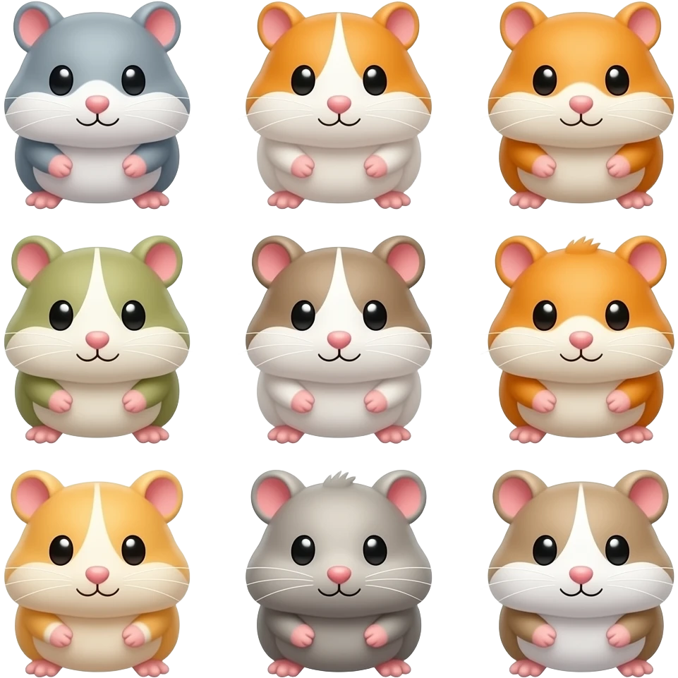 hamster toys without hamster emoji