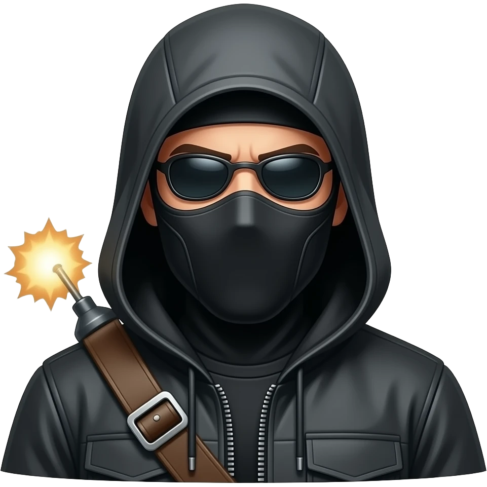 terrorist with bomb emoji