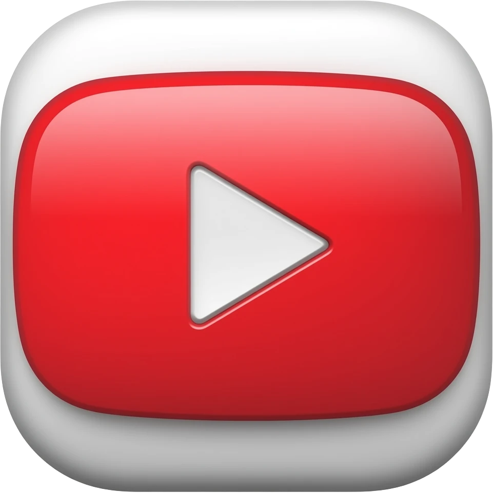 YouTube logo emoji