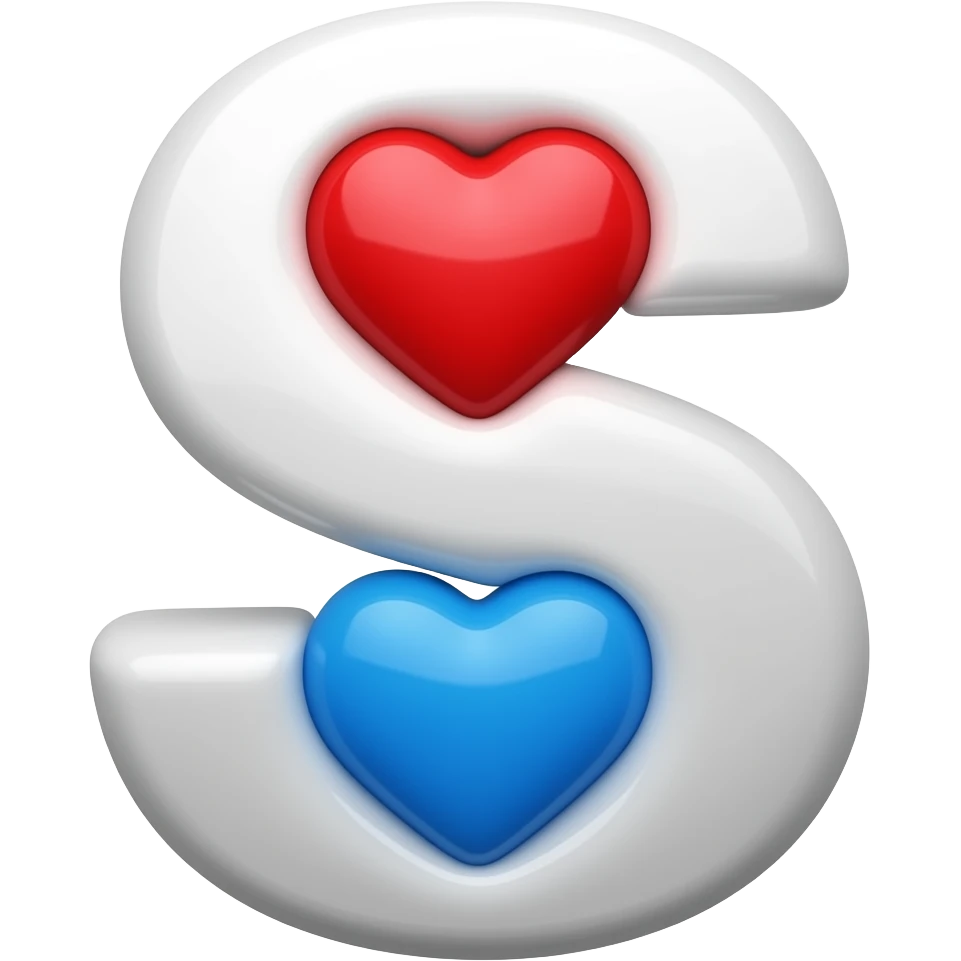 S❤️💙 emoji