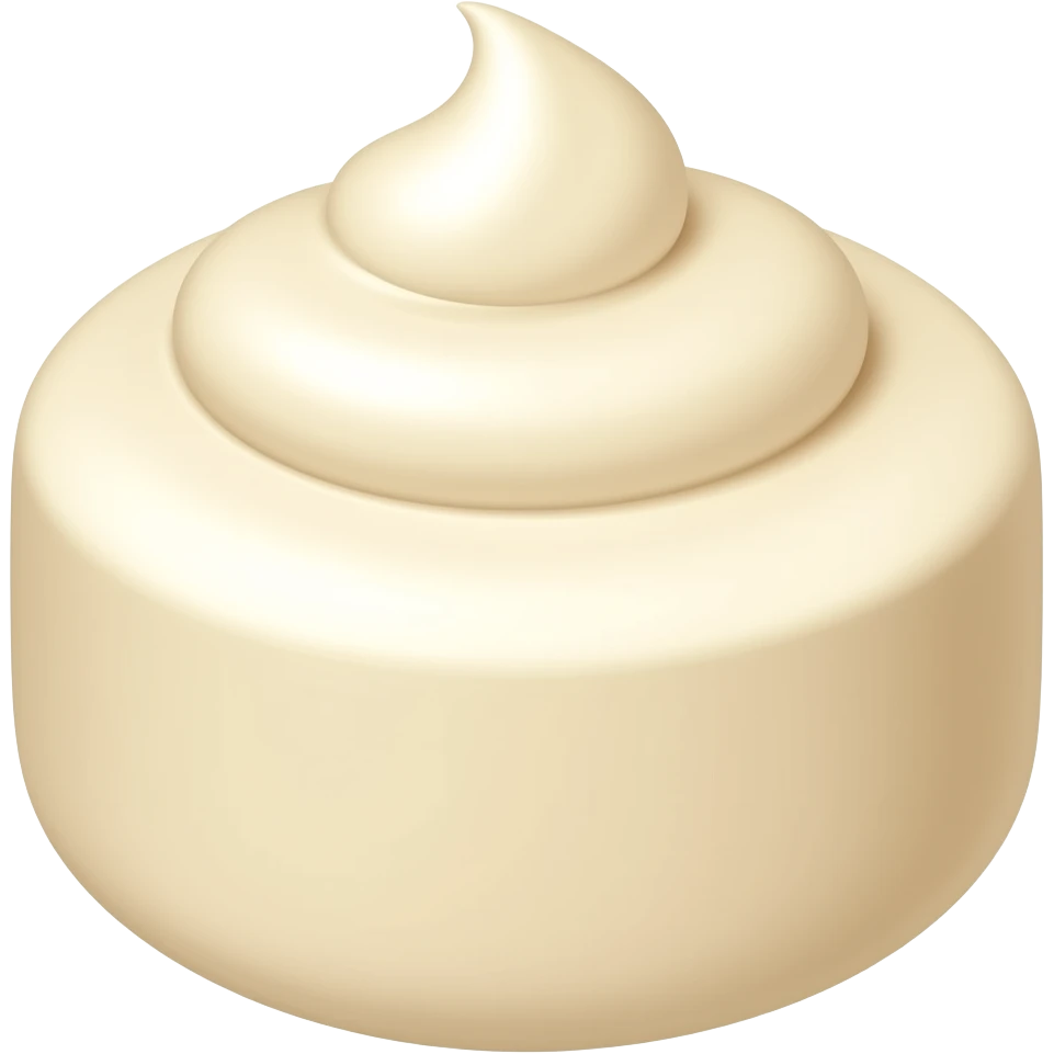 Cream cheese emoji