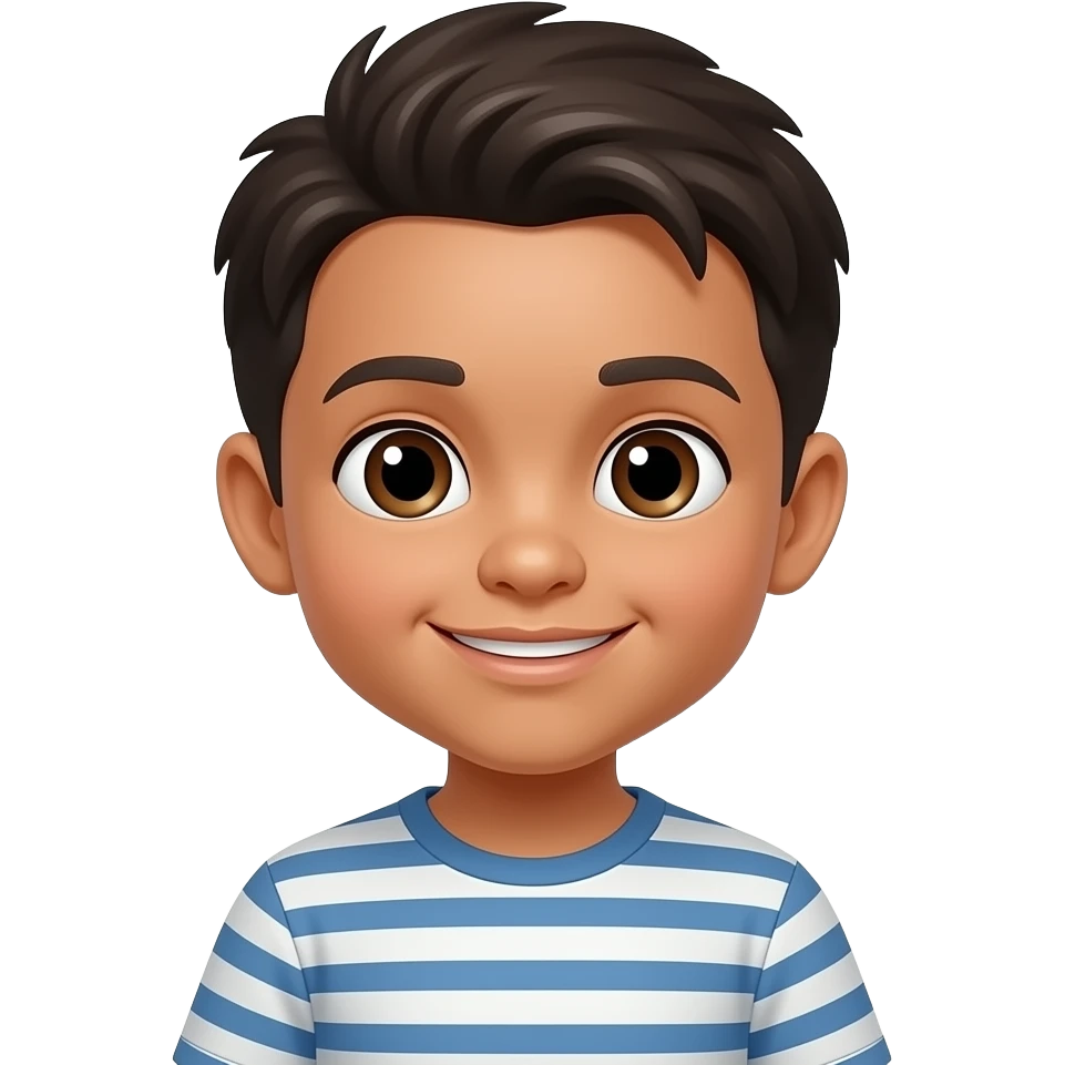 brown kid emoji