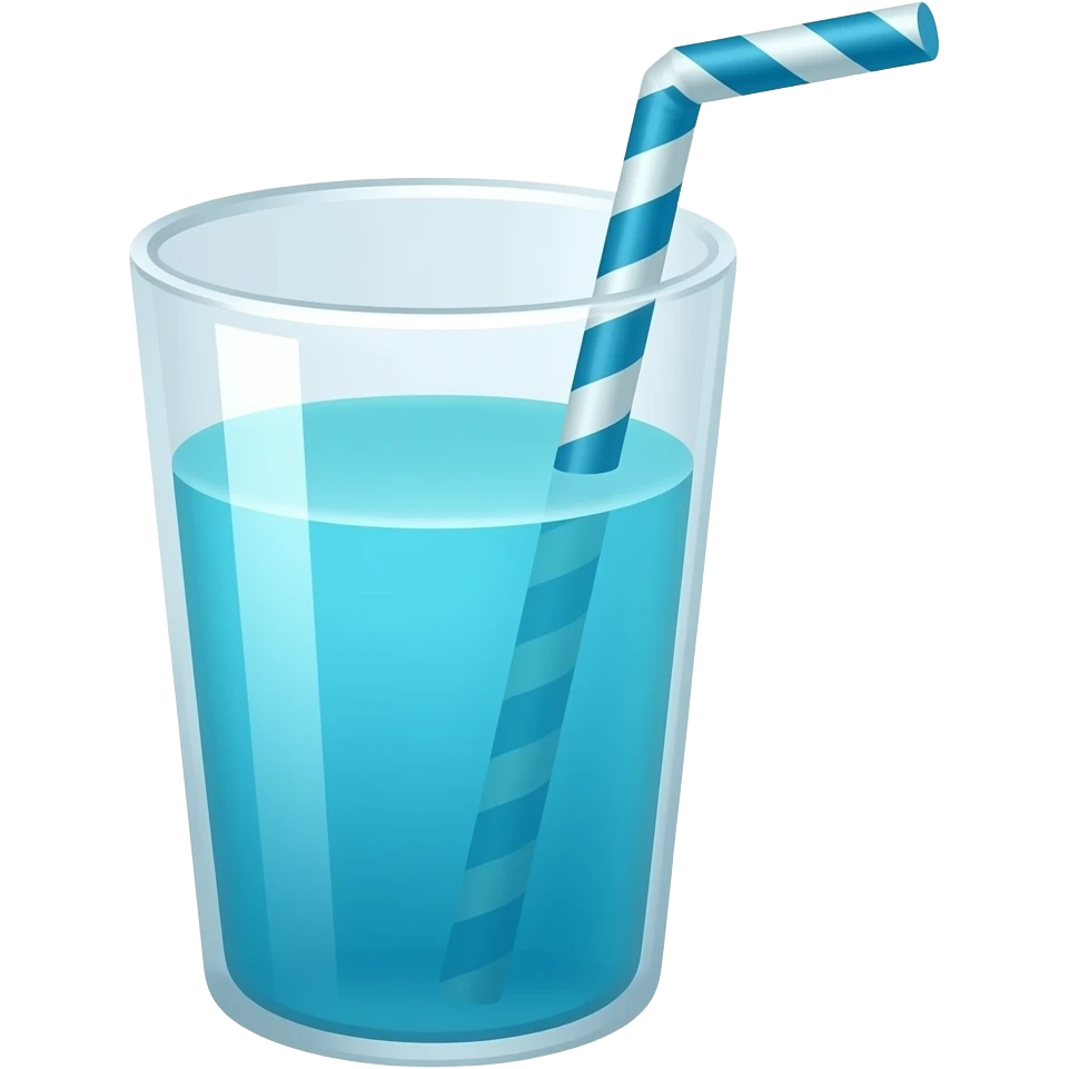 smoothie bleu emoji