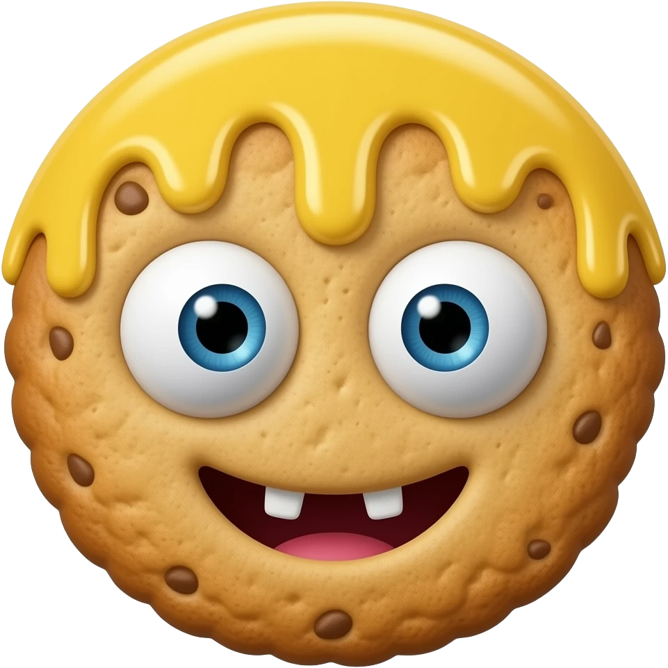 Monster cookie emoji