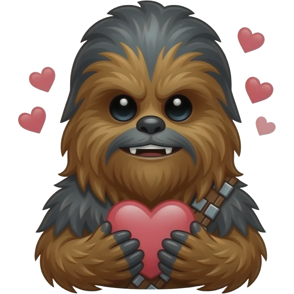 Amor Chewbacca emoji