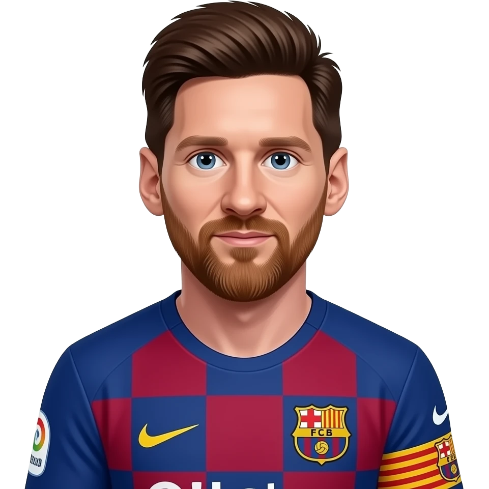 messi barcelona emoji