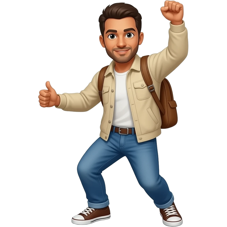 Make him dancing emoji
