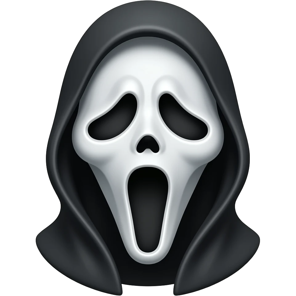 Scream mask emoji