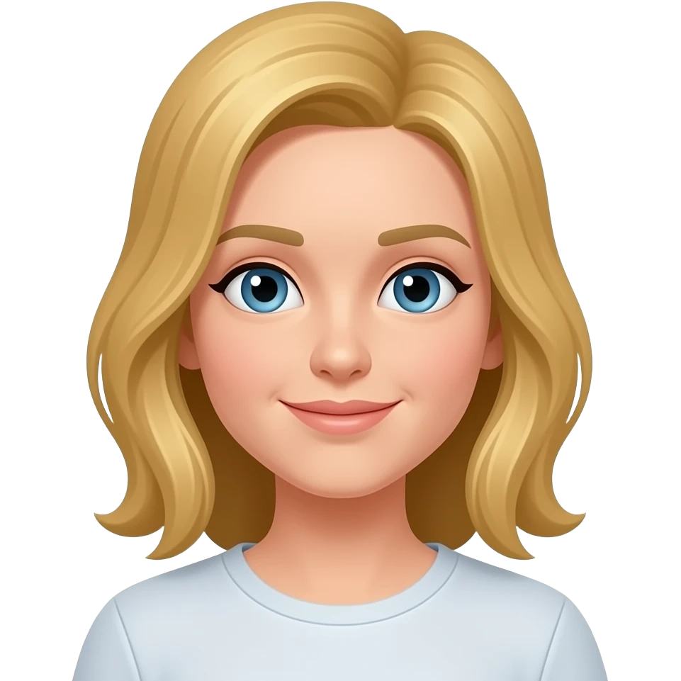 Blonde hair emoji