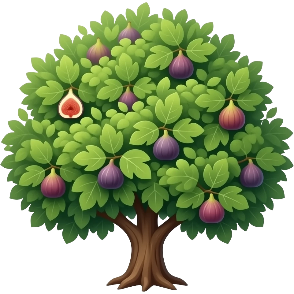 Fig tree emoji