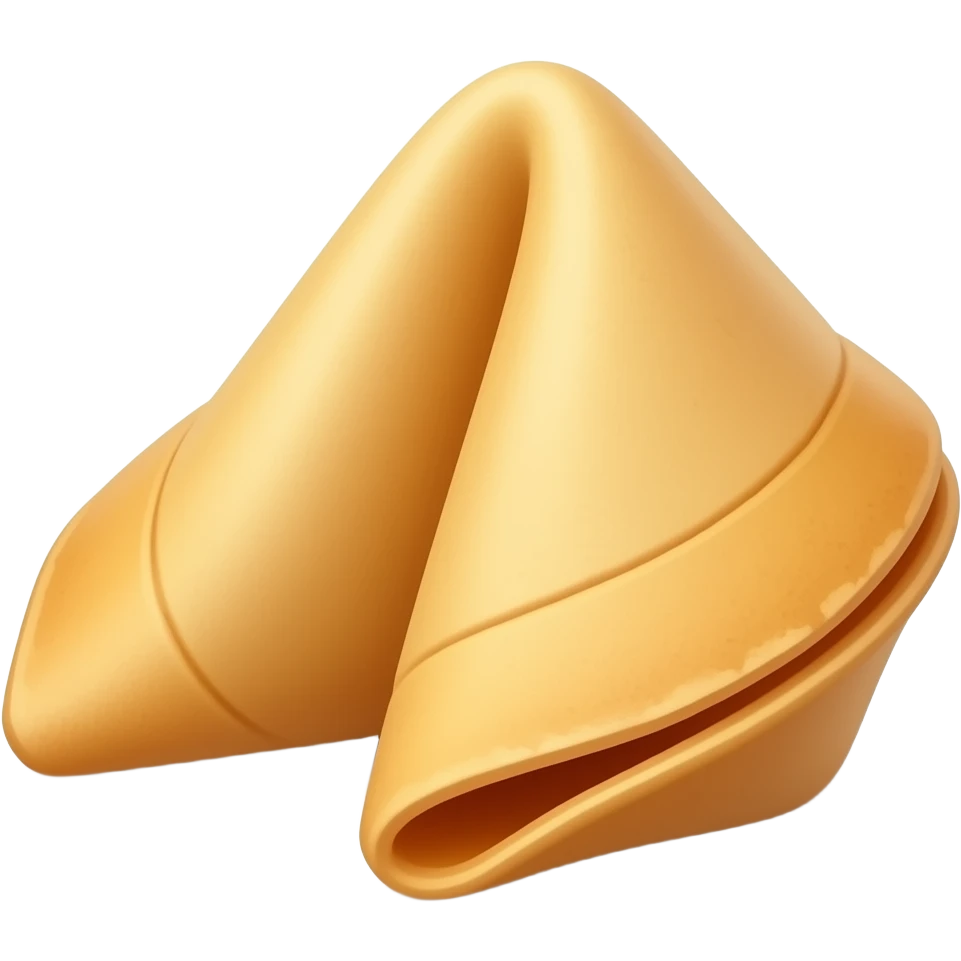 Fortune Cookie is a piece of paper nearby emoji
