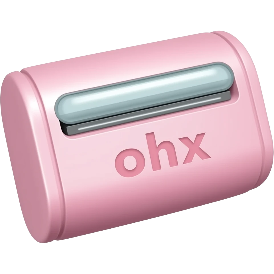 Pink razor emoji